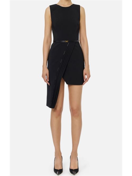 SUIT WITH TUXEDO DETAILS ELISABETTA FRANCHI | AB80156E2110 Nero
